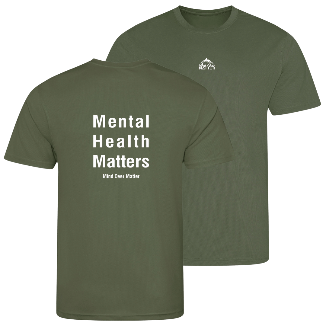 Men's Mental Health Matters Poly T-Shirt