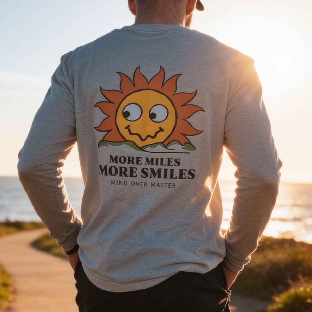 More miles, more smiles long sleeved