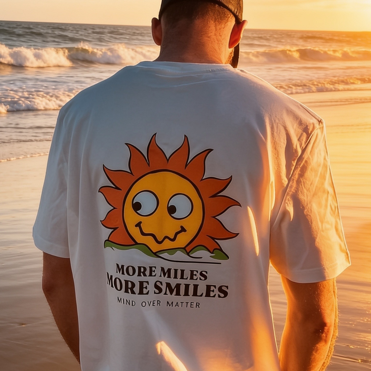 More miles more smiles tee